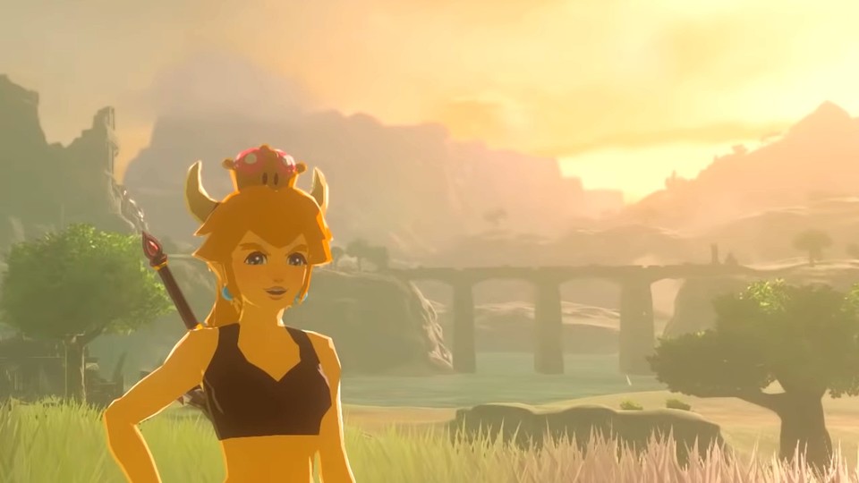 Bowsette als spielbarer Charakter in Zelda: Breath of the Wild? Mods machen es möglich!