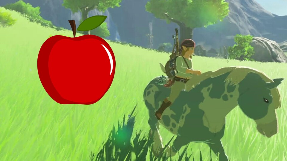 Pferde lieben Äpfel - und so ist das auch in BotW.