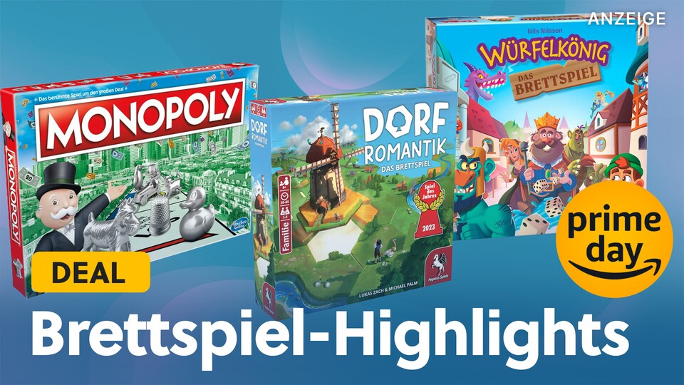 Brettspiele für jede Altersgruppe - mit den Amazon Prime Day Deals ist der Familienabend gerettet!