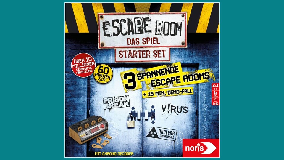 Das Besondere an Escape Room - Das Spiel ist der Chrono Decoder.