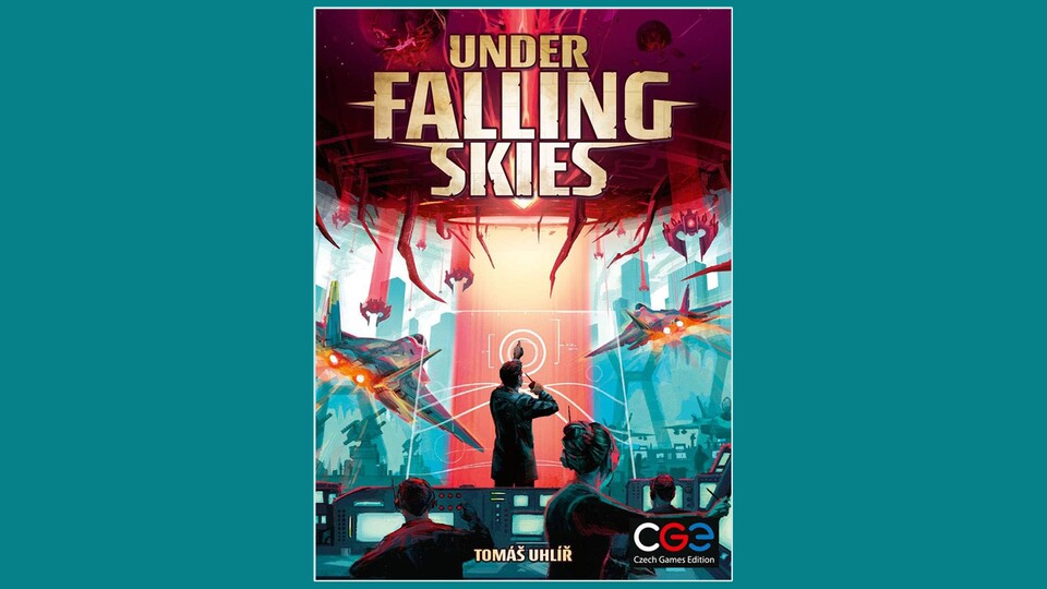 Das Cover von Under Falling Skies könnte auch von einem Videospiel stammen.