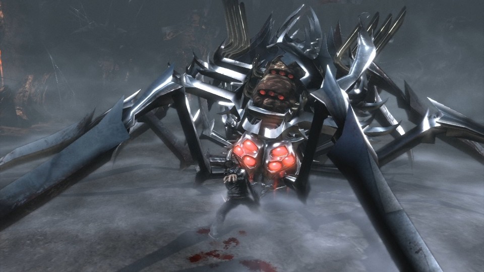Bei Brütal Legend darf ein Kampf gegen eine riesige Metall-Spinne natürlich nicht fehlen.