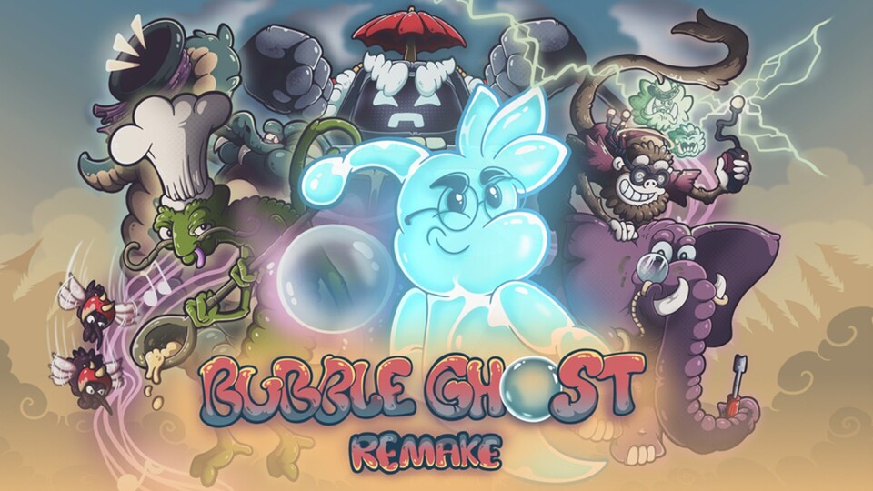 Mit Bubble Ghost Remake kehrt ein Klassiker nach 38 Jahren in weit hübscherer Form zurück.