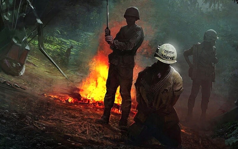 An Call of Duty: Vietnam (Codename: Fog of War) wurde tatsächlich gearbeitet, das Artwork stammt vom Sledgehammer-Projekt aus dem Jahr 2009 und wurde von Eddie Del Rio (Star Citizen, LucasArts) gezeichnet. Noch lange kein Beweis, dass Call of Duty 2017 im Zweiten Indochinakrieg spielt.