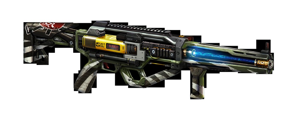 Dieses AE4-Sturmgewehr ist Bestandteil des DLCs »Havoc« für den Shooter Call of Duty: Advanced Warfare.