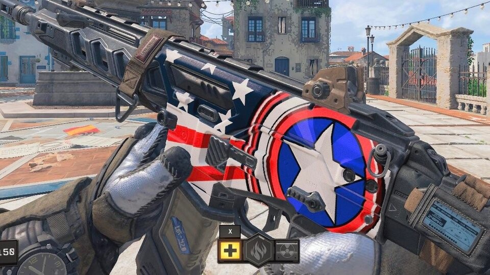 Captain America Skin in Black Ops 4