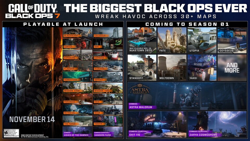 Black Ops 7 bricht hinsichtlich der Map-Anzahl in einem CoD innerhalb eines Release-Jahres tatsächlich den Serien-Rekord.
