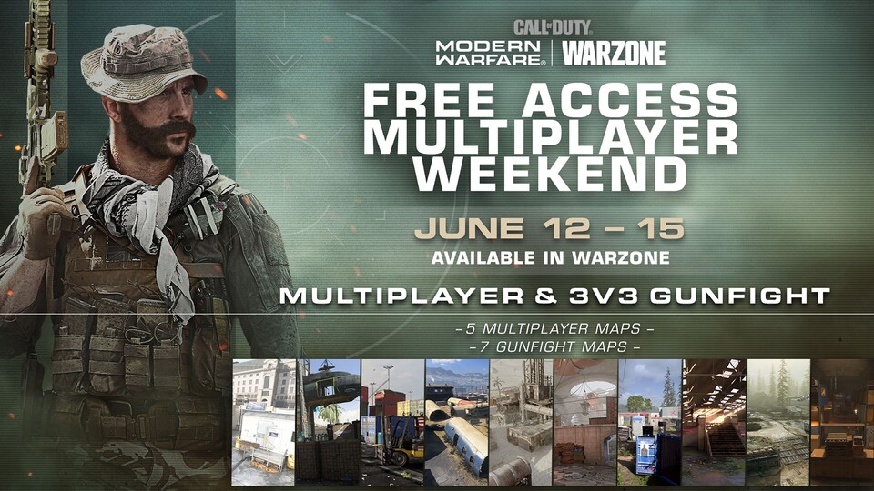 Call of Duty: Modern Warfare kann zumindest teilweise und im Multiplayer dieses Wochenende auch von allen Warzone-Spielern und Spielerinnen kostenlos gezockt werden.