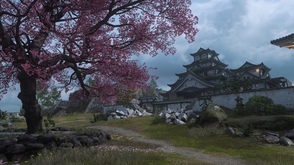 So sieht in Warzone 2 auf der neuen Ashika Island-Map das Tsuki Castle aus.