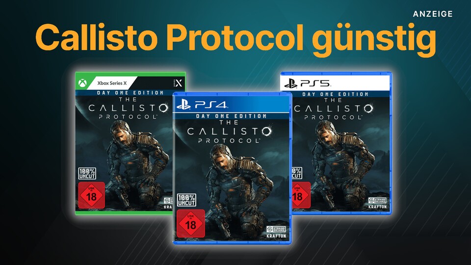 Das Horrorspiel The Callisto Protocol gibt es jetzt bei verschiedenen Händlern für PS4, PS5 und Xbox günstiger.