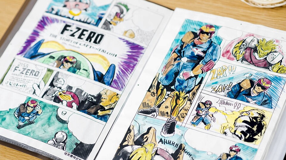 Nintendo hat ein paar Konzeptzeichnungen zu F-Zero veröffentlicht. Quelle: Nintendo.