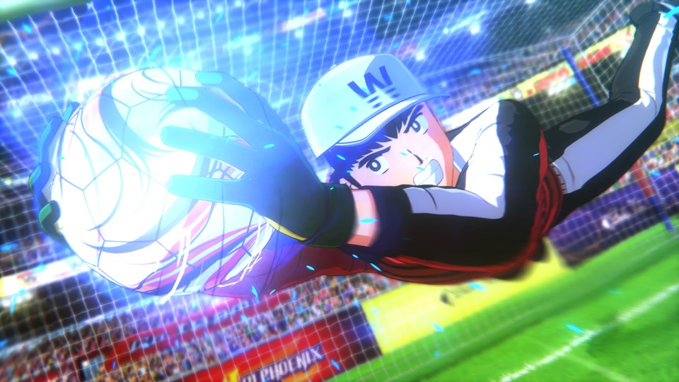 Captain Tsubasa lässt in Sachen Fußball-Action nichts anbrennen.
