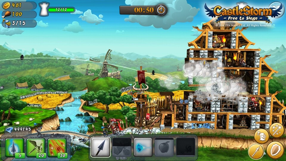 CastleStorm: Free to Siege kann kostenlos für iOS und Android bezogen werden.