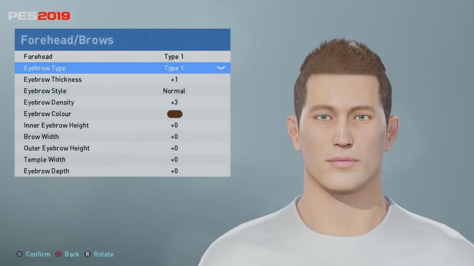 Wirkt etwas altbacken, ist aber extrem umfangreich: Der Editor in PES 2019.