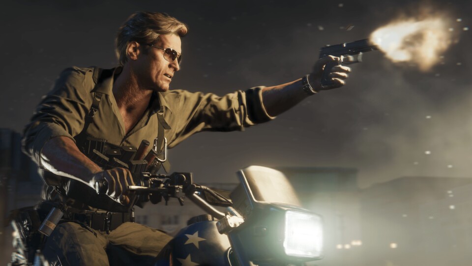 Um filmreife Actionszenen ist dieser Shooterhit nicht verlegen.