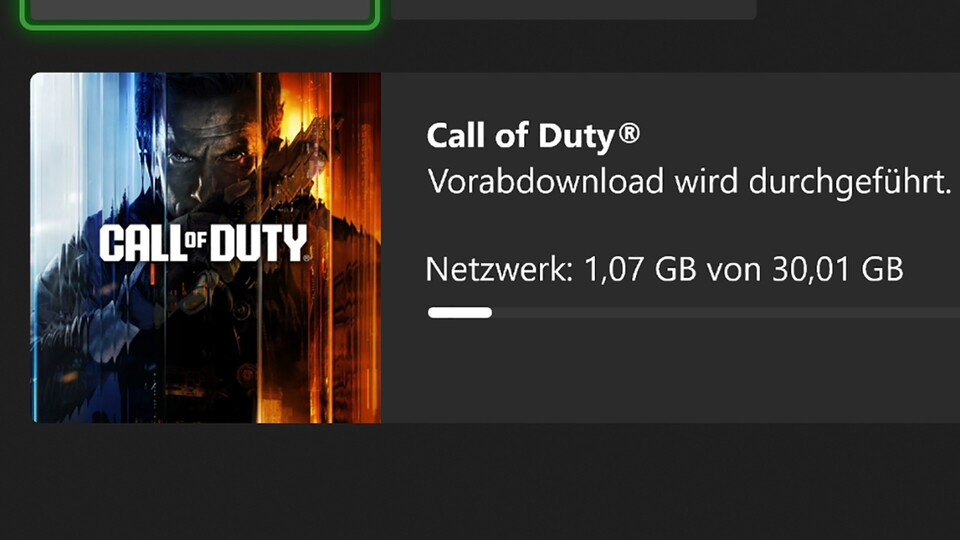 Der Preload auf der Xbox läuft, freigeschaltet wird das Update heute abend um 18:00 Uhr.