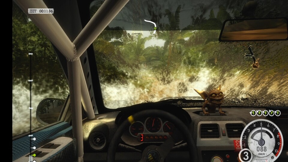 Das Spritzwasser auf eurer Windschutzscheibe ist der spektakulärste Effekt in DiRT 2