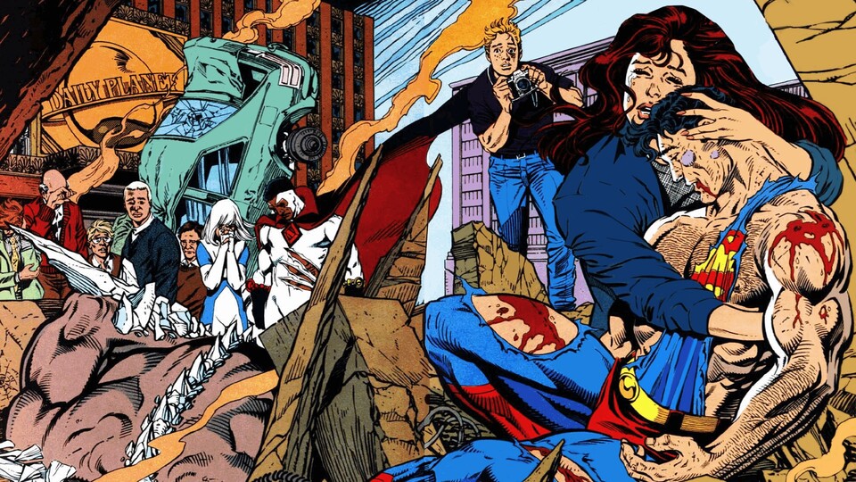 Supermans Tod markiert für viele Fans symbolisch den Beginn des Dark Age of Comics.