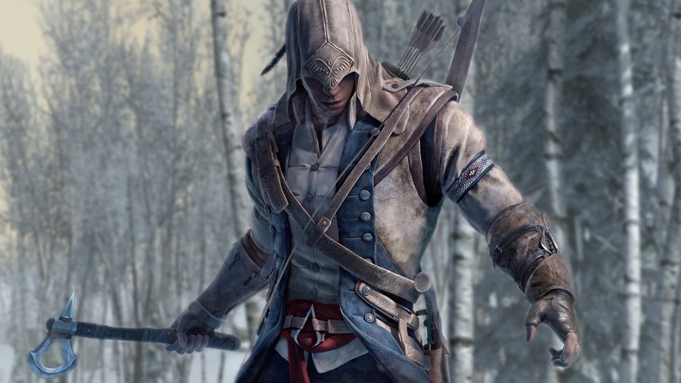 Wie viele der männlichen Charaktere der Assassin's Creed Serie, steht auch Connor für ein gestörtes Vater-Sohn-Verhältnis.