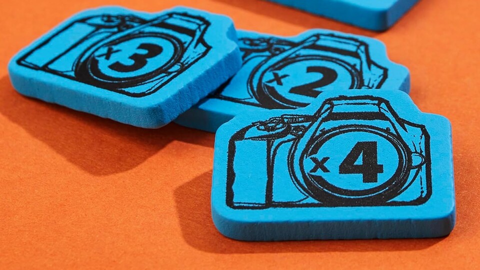 Eure platzierten Kameras gewähren euch unterschiedlich viele Punkte.