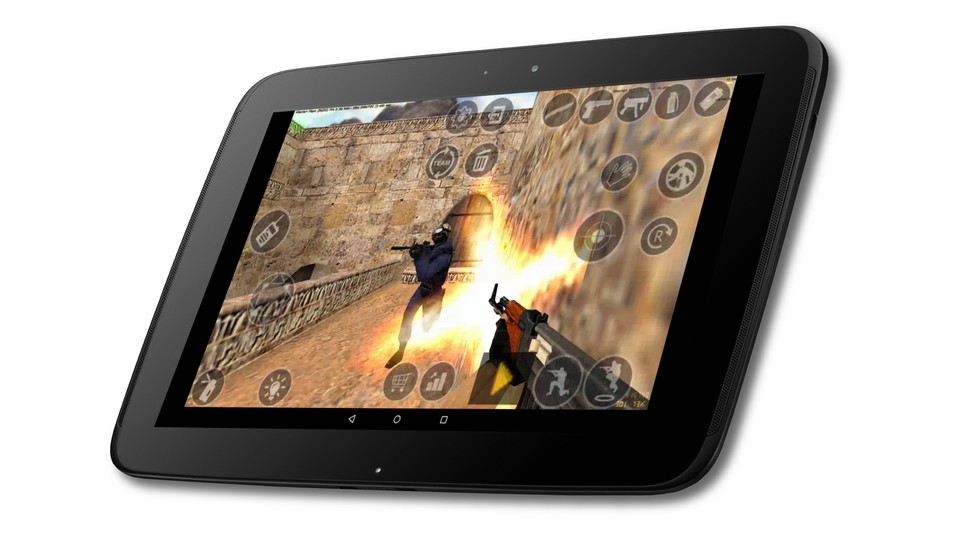 Counter-Strike 1.6 - Der Shooter-Klassiker auf einem Android-Tablet