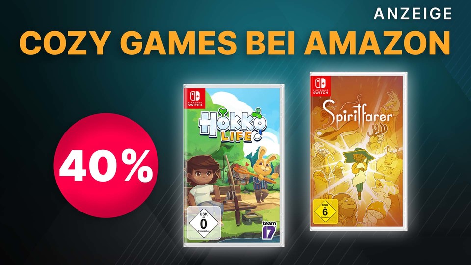 Die beiden Cozy Games Spiritfarer und Hokko Life für die Nintendo Switch gibt es aktuell bei Amazon im Angebot.