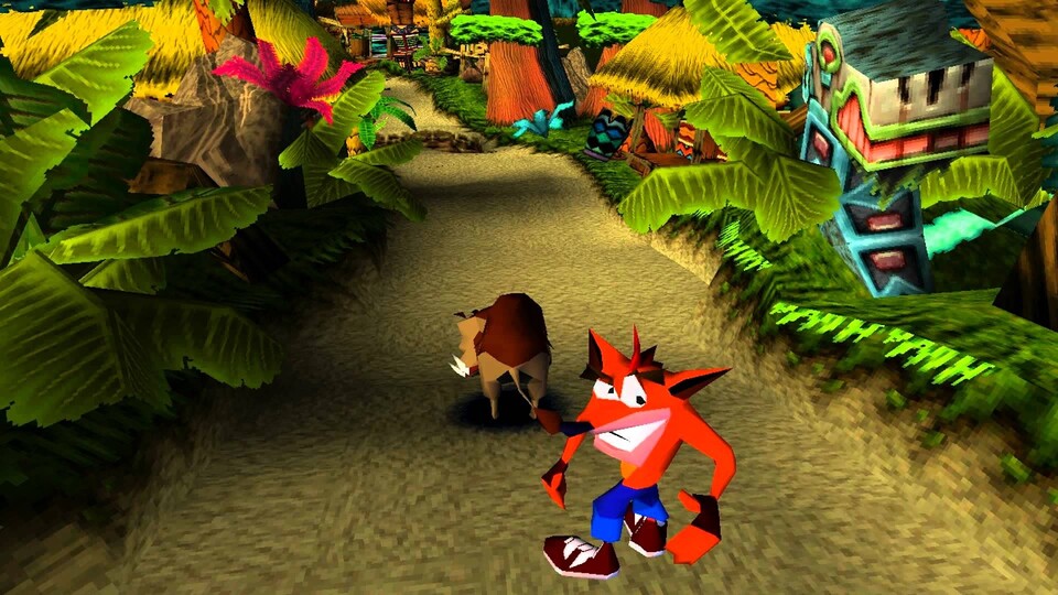 Über Umwege schafft es auch Crash Bandicoot auf die PlayStation Classic.