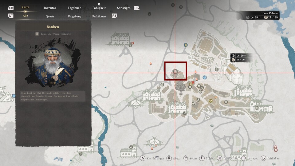 Euer nächster Weg führt jetzt schnurstracks zur Bank.