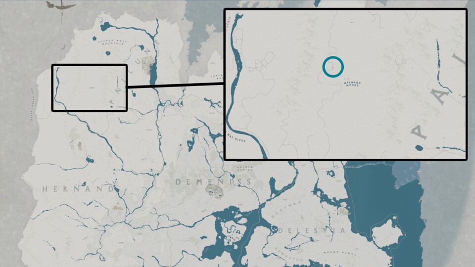 Hier bekommt ihr die Kopfgeldquest, sobald ihr die vorherigen Quests abgeschlossen habt.