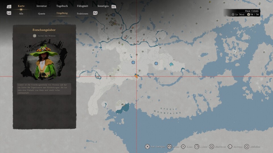 Versucht diesen Ort auf der Karte zu erreichen. Der Rest passiert dann von ganz allein.