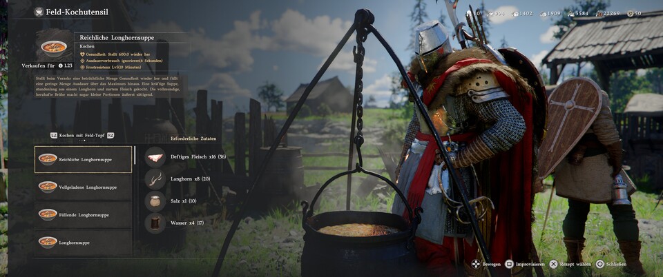 Für die besten Heilmittel müsst ihr kochen und braucht dafür fast immer Wasser.