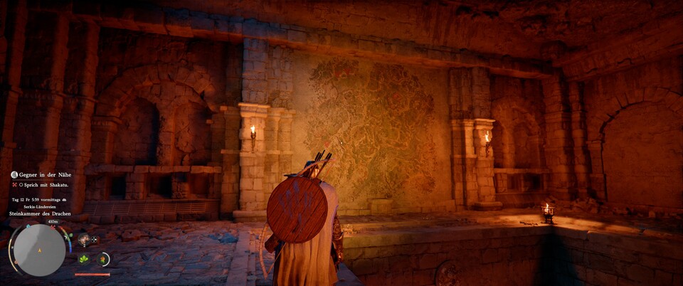 Auf der Karte seht ihr drei Markierungen.