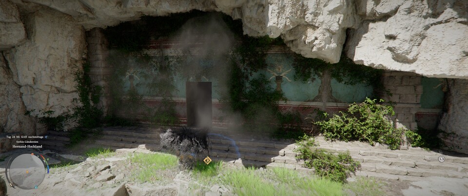 Diese Malerei ist sehr verdächtig.