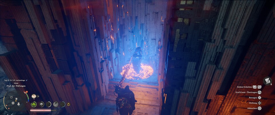 Ihr müsst die Batterie auftauen und dann schnell zurück bringen.