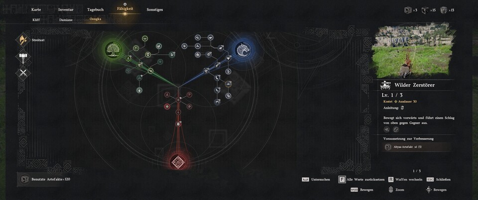 Ein Umbau der Skilltrees wäre bei jedem anderen Spiel eine große Sache. Aber Crimson Desert macht so etwas einfach nebenbei.