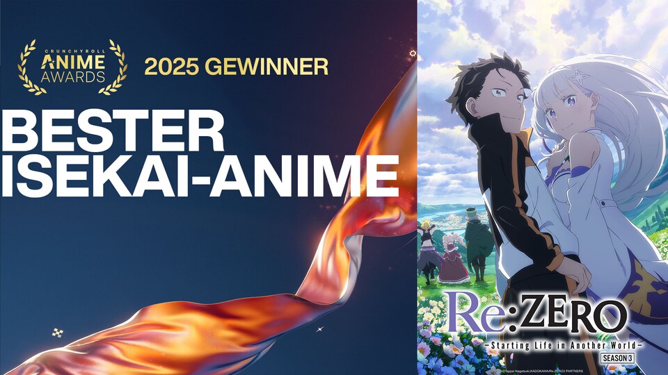 Re:Zero schnappte sich den Titel als bester Isekai-Anime. (Bild: © Crunchyroll)