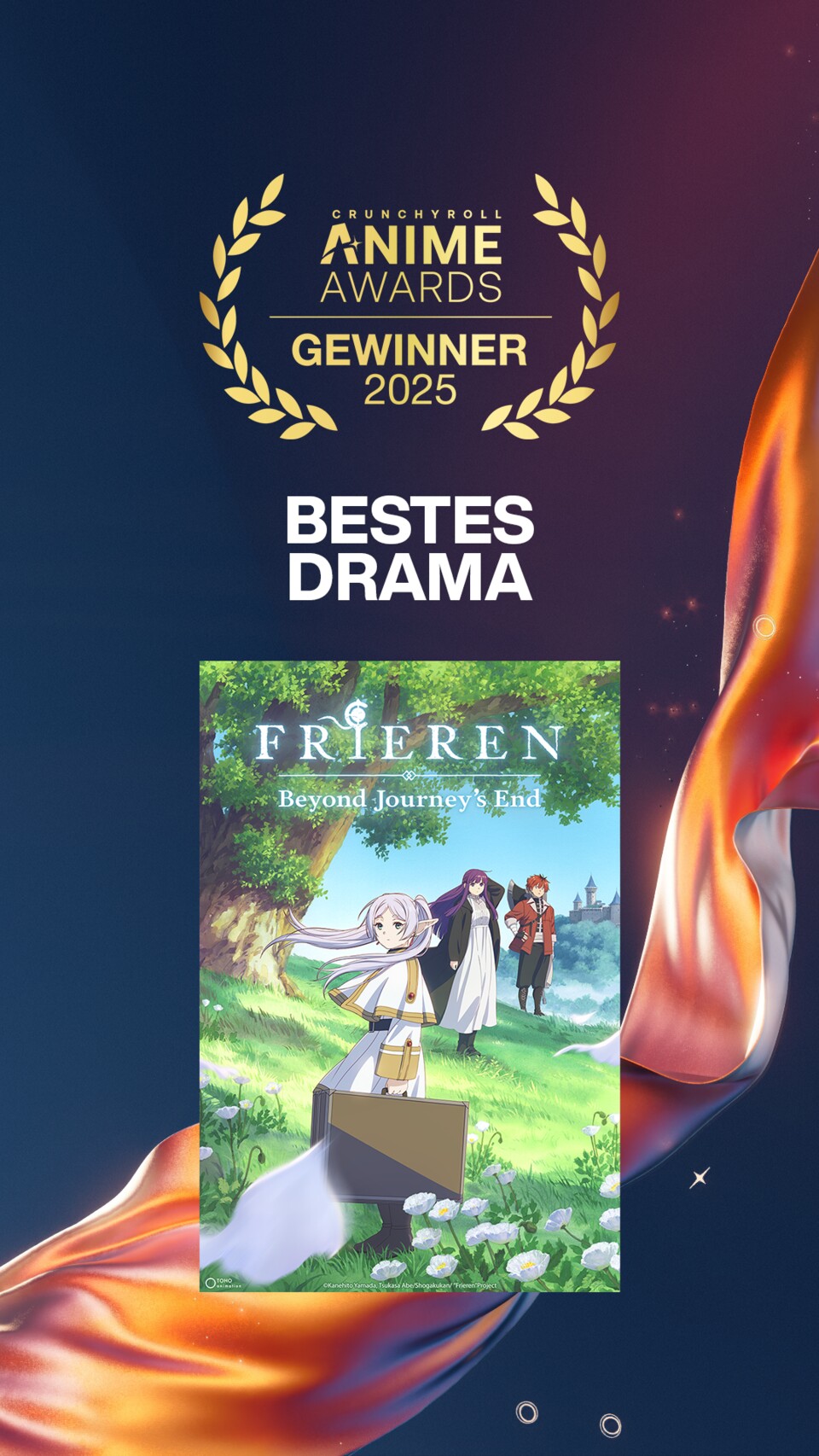 Frieren ist zwar nicht der Anime des Jahres, aber das beste Drama. (Bild: © Crunchyroll)