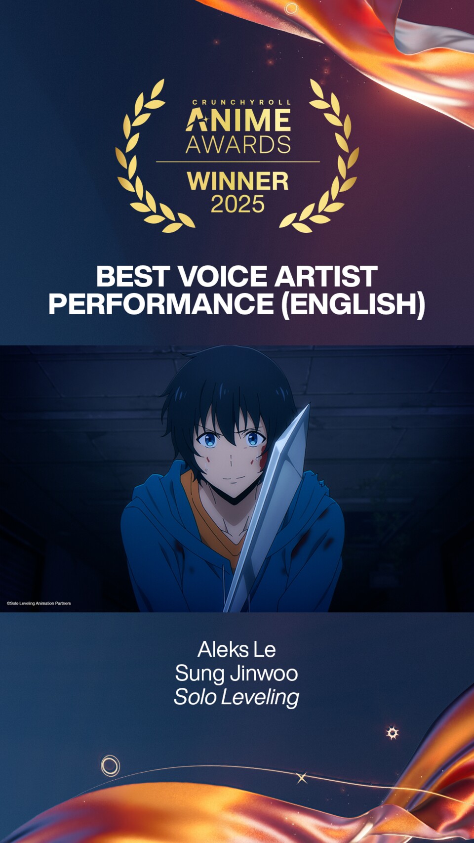 Aleks Le liefert großartige Leistung als Sung Jin-Woo in der englischen Fassung von Solo Leveling ab. (Bild: © Crunchyroll)