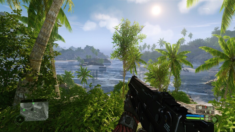 Ein Screenshot des geleakten Gameplay-Trailers von Crysis Remastered. (Bildquelle: Twitter/Wario64)