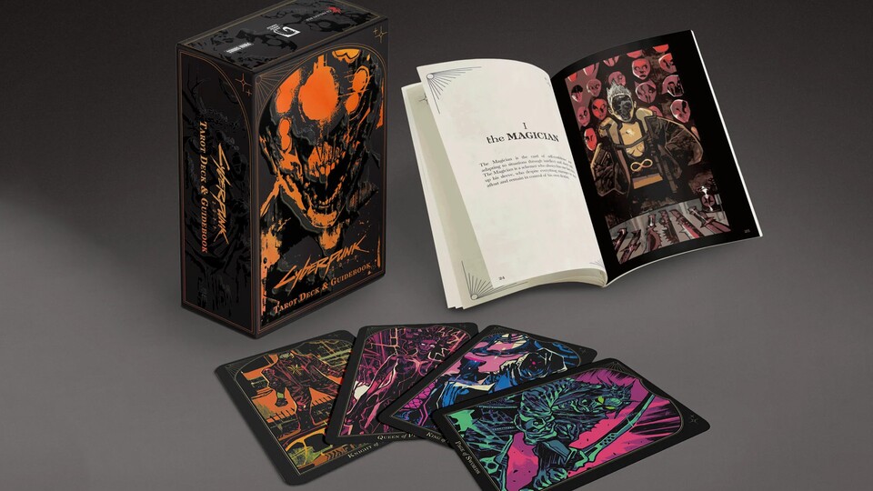 Neben den Karten selbst ist auch ein Handbuch enthalten, in dem euch erklärt wird, wie man Tarot-Karten richtig deutet.