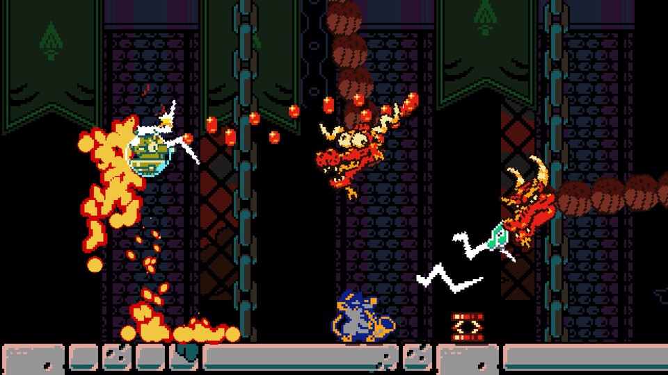 In Dark Scrolls kämpft ihr mit abgedrehten Helden gegen ebenso abgedrehte Bosse.