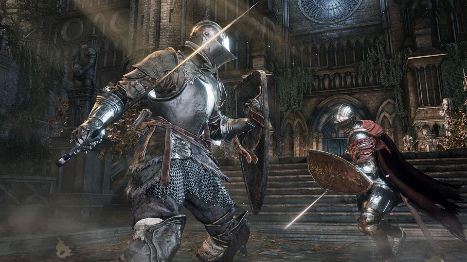 Dark Souls 3 hat ein wesentlich flotteres Bewegungstempo als die Vorgänger. Bloodborne spielt sich aber noch agiler.