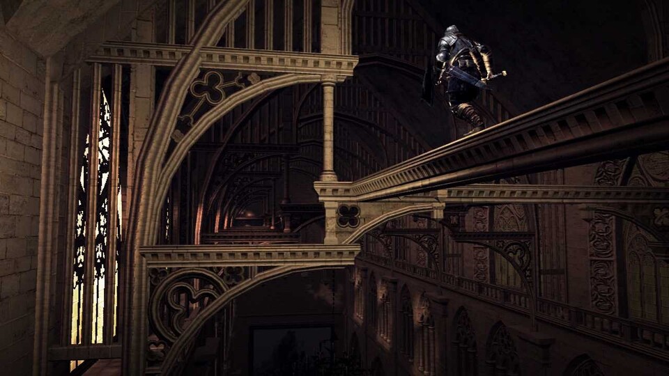 Liebe zum Detail: die Innenareale in Dark Souls sind sehr imposant.