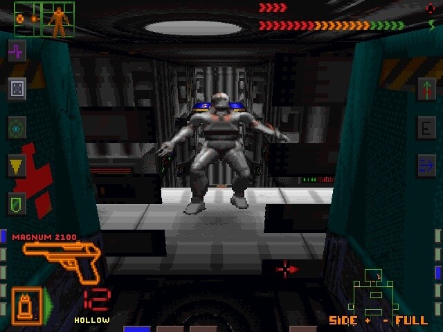 System Shock bot 1994 erstmals echte 3DGrafik statt des »Pseudo-3Ds« früher Shooter wie Doom und hatte mit der Künstlichen Intelligenz Shodan einen Gegner, der Spieler beobachtete und verspottete.
