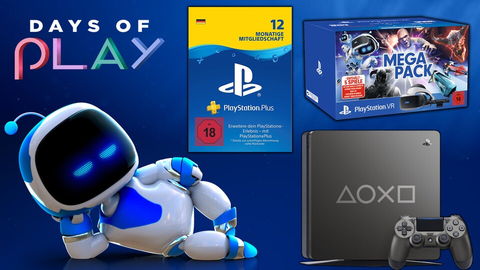 Days of Play 2019 Angebote für PS4, PS Plus und PlayStation VR.
