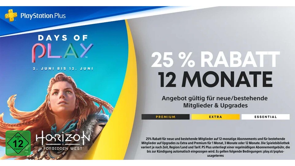 Das lohnt sich: 25% Rabatt auf diverse PlayStation Plus-Abonnements!