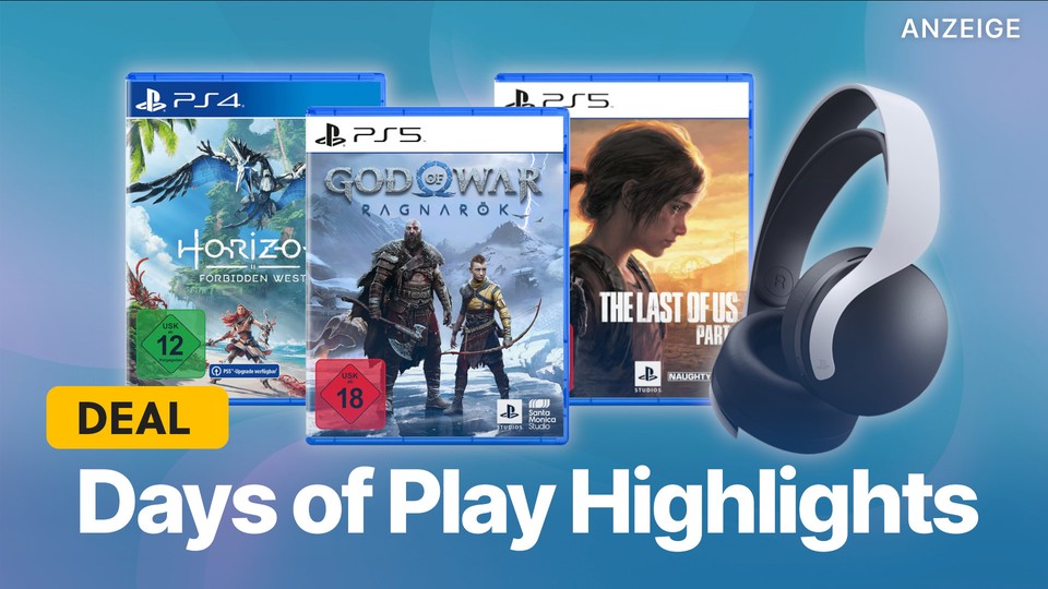 Im Days of Play Sale bei Saturn gibt es eine Menge gute Deals für PS4 und PS5. Wir verschaffen euch den Überblick.