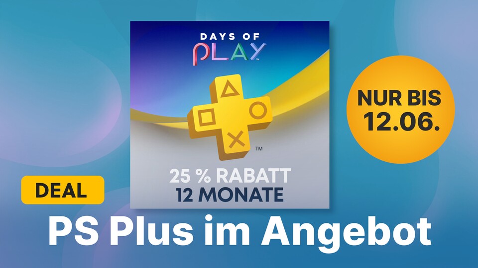 Auch PlayStation Plus bekommt ihr zu den Days of Play günstiger.