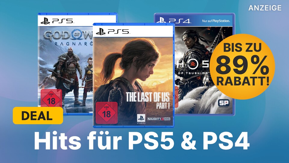 Bei Amazon könnt ihr zu den Days of Play große PS4- und PS5-Spiele günstig abstauben.