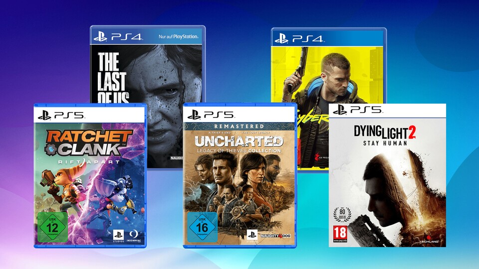 Zu den Days of Play gibt es bei Amazon eine Menge PS4- und PS5-Spiele günstiger.